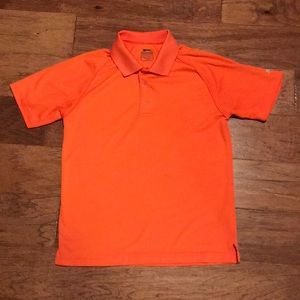 Orange Slazenger golf polo